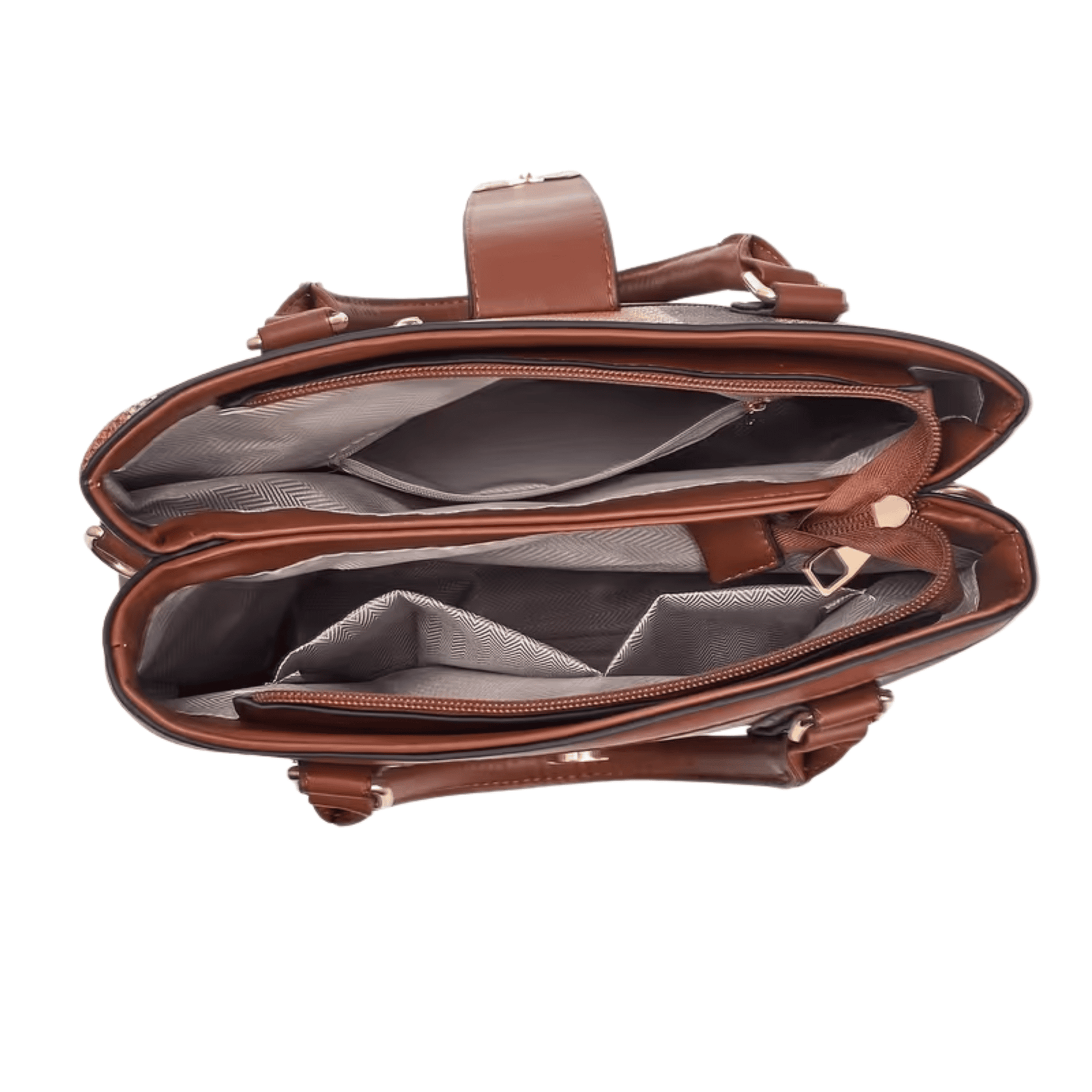Women’s 3 Piece PU Leather Hobo Tote Bag Set | Waterproof Shoulder Handbag Collection - Image 3