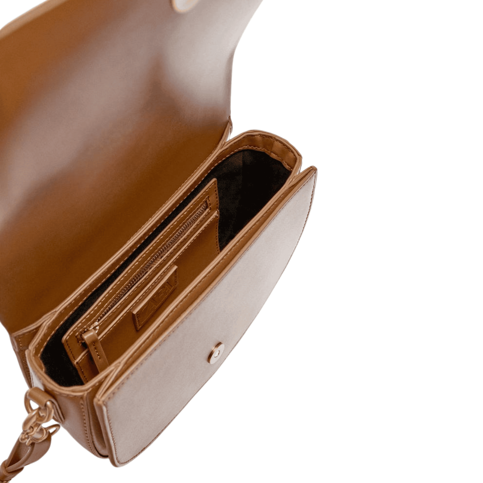 Women’s Faux Leather Satchel Purse | Waterproof PU Saddle Crossbody Bag with Zipper Closure - Image 4