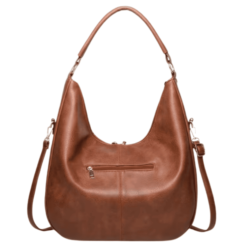 Women’s Large Hobo Handbag | PU Leather Shoulder Bag with Tassel Decoration - Image 4